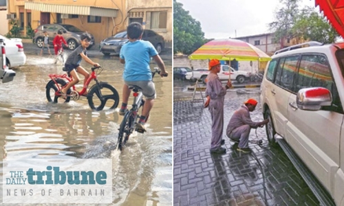 Rain affects normal life across the Kingdom Rain affects normal life across the Kingdom