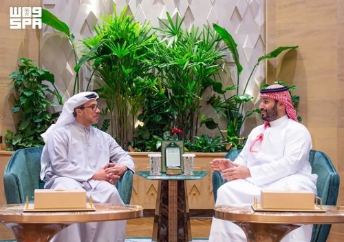 Saudi Crown Prince Welcomes UAE Vice President In Riyadh Saudi Crown Prince Welcomes UAE Vice President In Riyadh