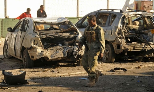 At least 18 killed in Mogadishu restaurant attack At least 18 killed in Mogadishu restaurant attack