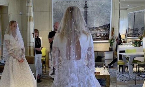 Sophie Turner’s wedding dress took over 350 hours to design!