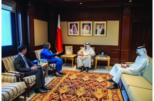 Bahraini Foreign Minister Meets US Deputy Ambassador Bahraini Foreign Minister Meets US Deputy Ambassador