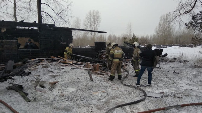 Fire at sawmill in Siberian village kills 11