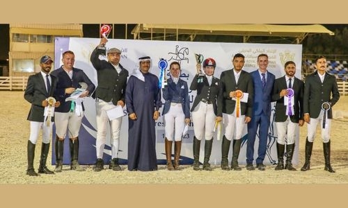 Ghaleb Al Alawi crowns winners in HH Shaikha Noora bint Hamad Dressage Championship
