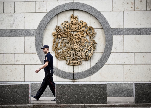 Moscow arrests British embassy guard over alleged ‘false flag’ plot Moscow arrests British embassy guard over alleged ‘false flag’ plot