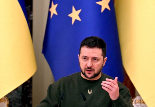Zelenskyy Says Ukrainian Team Heading to Gulf Region Amid Hormuz Tensions