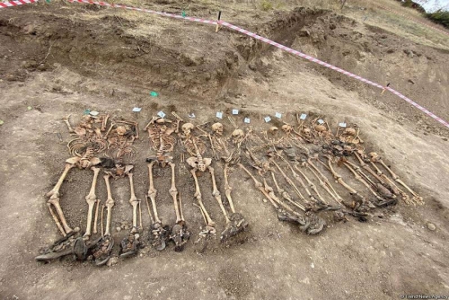 Mass grave in Edilli is the exposure of another Armenian war crime