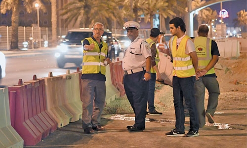 Ministry  completes works to  ease traffic  congestion