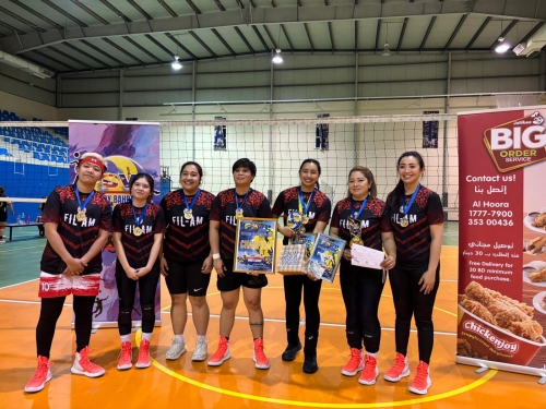 Filipino-American team clinches women’s volleyball title Filipino-American team clinches women’s volleyball title
