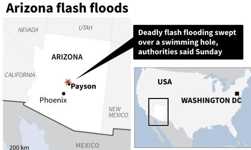 Eight dead, several missing in Arizona flash-flooding Eight dead, several missing in Arizona flash-flooding