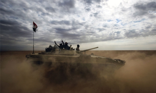 Iraqi forces attack IS remnants in desert region Iraqi forces attack IS remnants in desert region