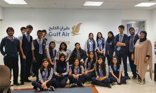 Gulf Air hosts Al Noor Int’l School students Gulf Air hosts Al Noor Int’l School students