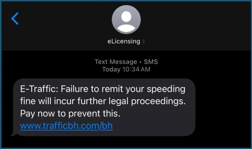 Fake Traffic Fine Messages Circulating, Authorities Warn