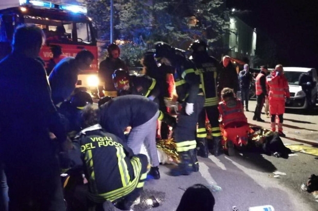 Six dead, several hurt in nightclub stampede