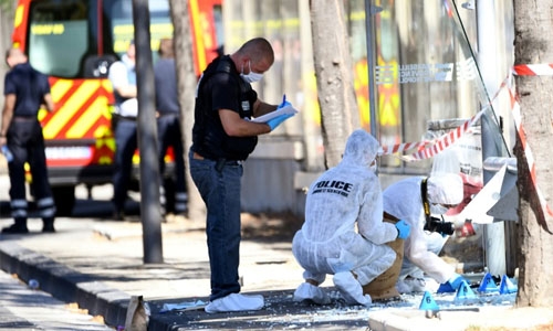 Van hits people at Marseille bus stops Van hits people at Marseille bus stops