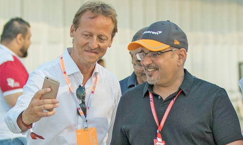 Crown Prince attends F1 qualifying session Crown Prince attends F1 qualifying session