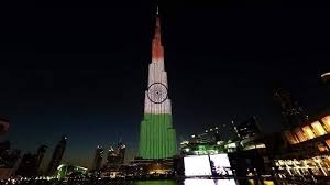 Dubai's Burj Khalifa to glow with Indian flag colours tonight Dubai's Burj Khalifa to glow with Indian flag colours tonight