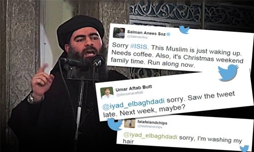 Muslim responses to Isis leader’s call to arms are brilliant 
