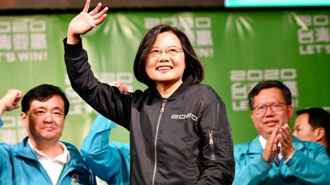 Taiwan election: Tsai Ing-wen wins second presidential term