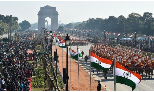 The Great Republic of India celebrates the Day when its Constitution came into effect