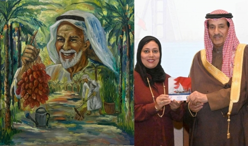 Bahraini artist blends heritage with modern art