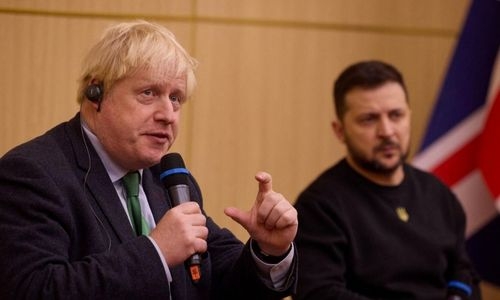 Britain's Boris Johnson says Putin threatened him with missile strike