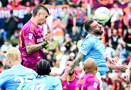 Roma near Champions League return with derby triumph, Napoli secure top four