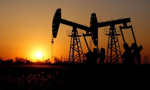 Oil prices fall, touch one-month low