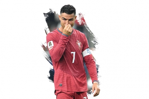 Close to tears and on his own as Ronaldo's dream ends Close to tears and on his own as Ronaldo's dream ends