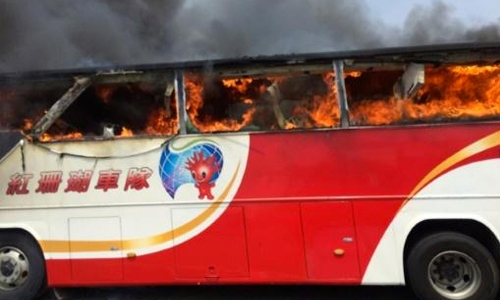 Driver in deadly Taiwan tour bus crash was drunk