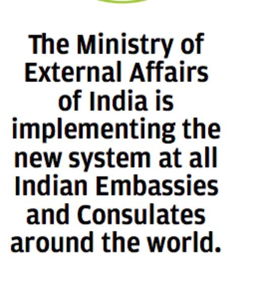 Indian Embassy launches Passport Seva System 