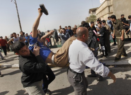 Thousands of Iraqis protest corruption, poor services Thousands of Iraqis protest corruption, poor services