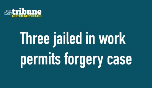 Three jailed in work permits forgery case