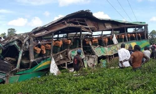 At least 20 killed in Uganda bus accident, police say