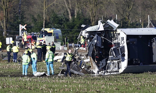 One dead, 10 hurt in Dutch train derailment One dead, 10 hurt in Dutch train derailment