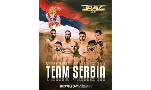 Five Serbian stars to be highlighted at BRAVE CF 56