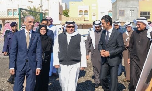 HRH Prince Salman inspects rainwater drainage networks development projects across Bahrain