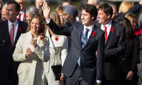 Justin Trudeau sworn in as Canada's prime minister