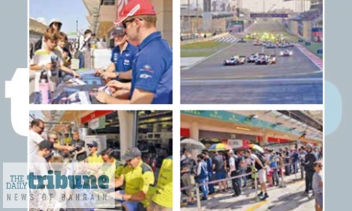 Open paddock, autograph session at BIC for race fans