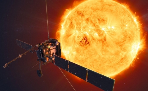 Probe takes pictures of sun from only 77 million kilometers away