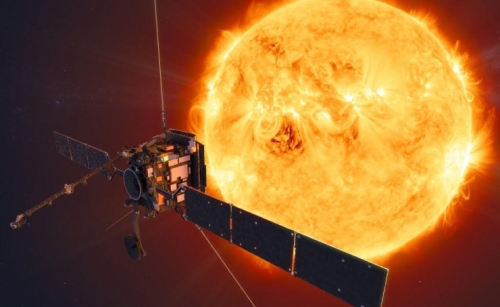 Probe takes pictures of sun from only 77 million kilometers away Probe takes pictures of sun from only 77 million kilometers away