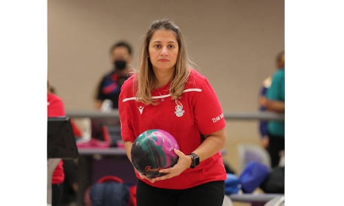 Bahrain's Nadia, Falah advance in singles events at bowling worlds