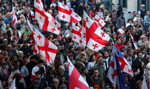 Georgia Protesters Rally for Europe on Independence Day Amid Political Crisis