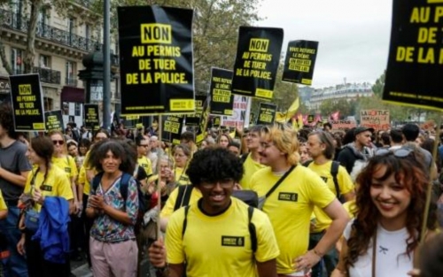 Thousands march in France against ‘licence to kill’ draft law Thousands march in France against ‘licence to kill’ draft law