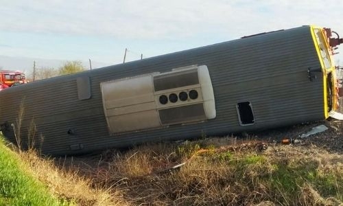 Several killed as truck crashes into train in Hungary Several killed as truck crashes into train in Hungary