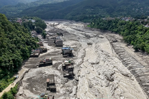Nepal hit by devastating floods Nepal hit by devastating floods