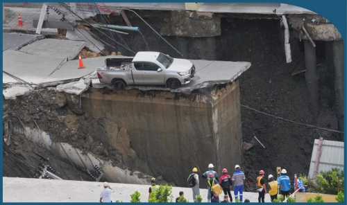 Massive Sinkhole Disrupts Traffic and Services in Bangkok