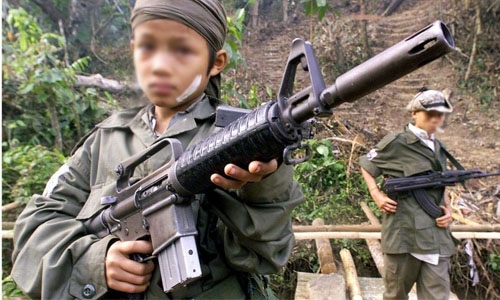 Haunted life for Myanmar's child soldiers
