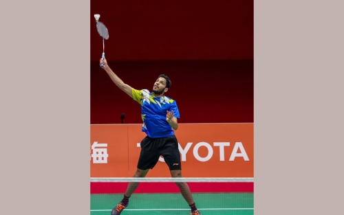 Jaafar Falls in Badminton Opener Jaafar Falls in Badminton Opener