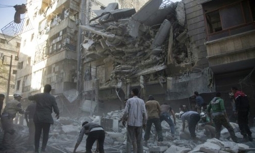 Warplanes hit Aleppo ahead of new diplomatic push