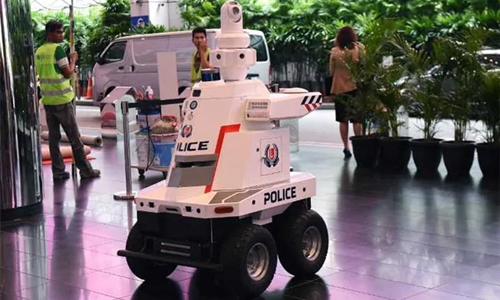 ‘Robocop’ on patrol at Singapore summit